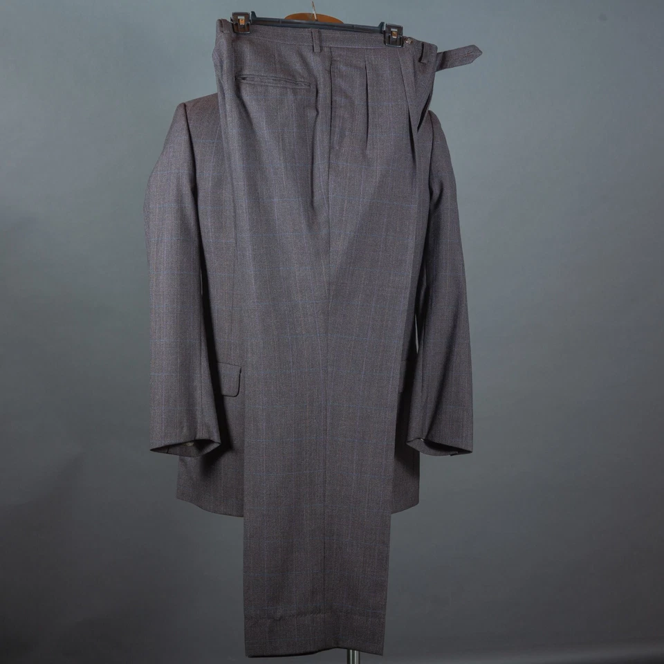 Traje Stanley Blacker Para Hombre 40L Multi Ventana 2 Botones Pantalones 32x31 Apenas Usado Foto 3 de 4