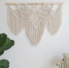 Extra Large Macrame Wall Hanging Hand Woven Bohemian Home Decor Wall Art