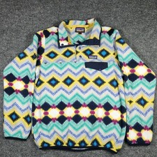 Patagonia Synchilla Womens Fleece Pullover Snap-T Aztec Navajo Timber Twist sz-S