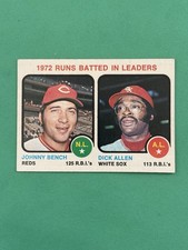 1973 Topps RBI Leaders Johnny Bench, Dick Allen #63 EX