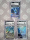 CGC 10 Pokemon 151 Squirtle, Wartortle, Blastoise ex 200/165 Sequential Set