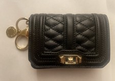 Rebecca Minkoff wallet black with keychain.  ...