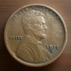 1917-S LINCOLN WHEAT CENT, VERY NICE "XF" condition, #2219