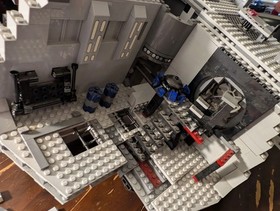 [Used]Lego 10188 STAR WARS DEATH STAR RETIRED.NO FIGURES, Box, Manual Incomplete