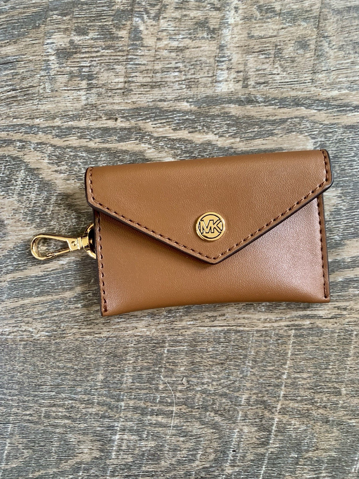 Michael Kors MK Envelope Card Wallet. Gold Hardware. Excellent Condition! New