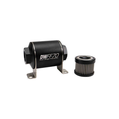 DeatschWerks Stainless Steel For 8AN 100 Micron Universal Inline Fuel Filter - Picture 7 of 7