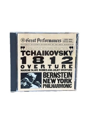 Tchaikovsky 1812 Overture Bernstein New York Philharmonic CD CBS VTG 1985 Rare