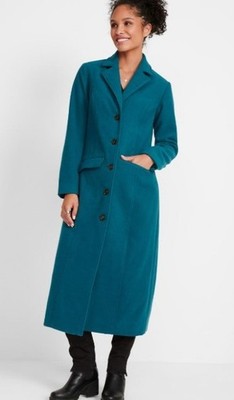 Freemans Longline Winter Coat in Petrol (ccn197.1)