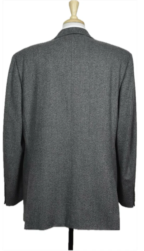 Salvatore Ferragamo Hombres Blazer Lana Cachemira Seda Abrigo Deportivo Chaqueta 46 Nuevo Foto 2 de 4