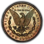 1882-S $1 Morgan Silver Dollar - Deep Rainbow Toning - SKU-D7559