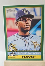 2025 Topps Heritage - Richie Palacios #185 Dark Green Border