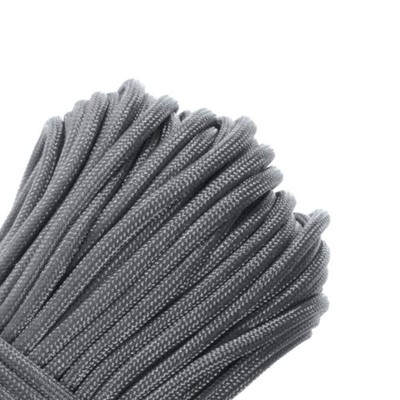 Charcoal 550 Paracord 7 Strand Nylon 10 25 50 100 1000 Foot