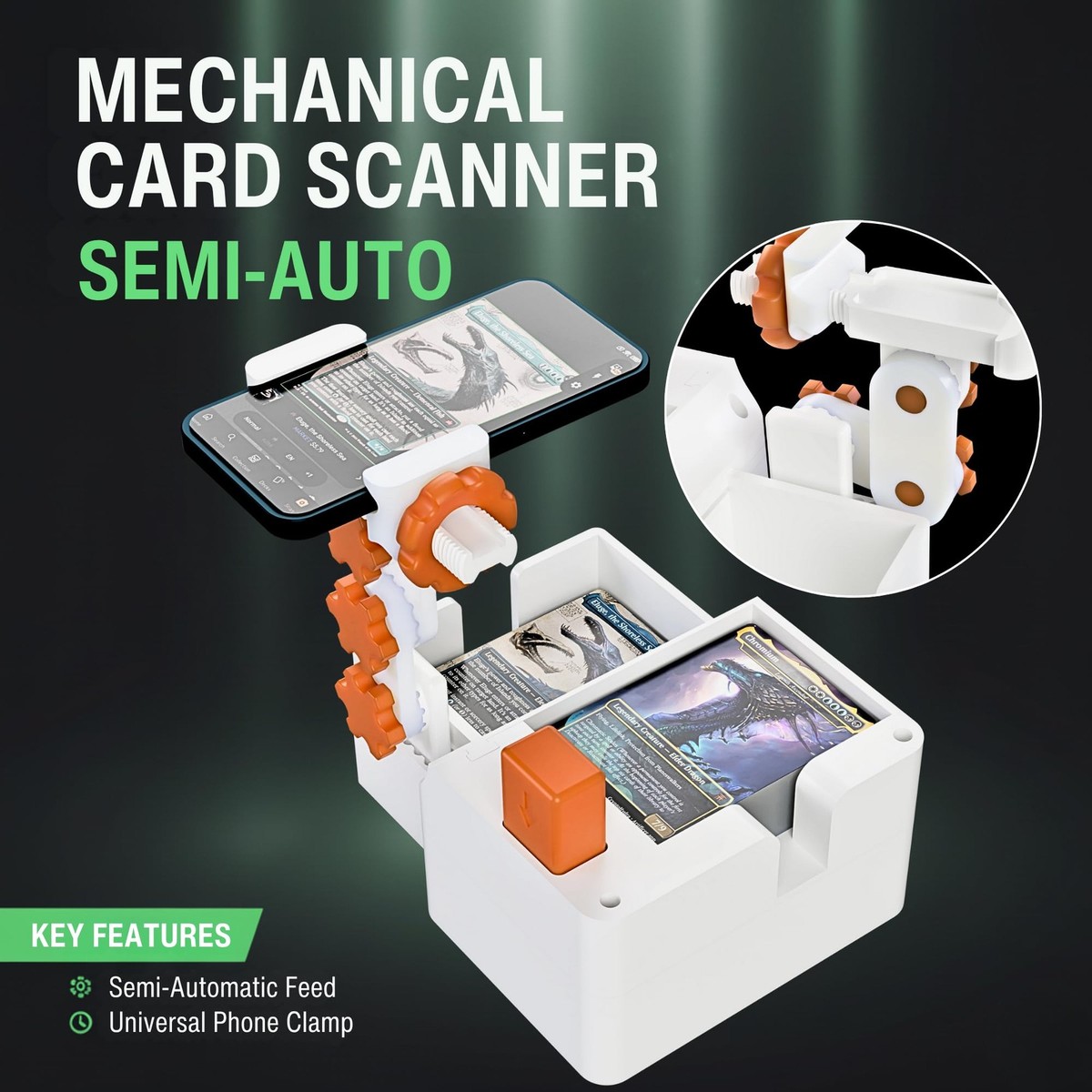 Card Scanner Pro: Advanced Automatic Card Scanner & Slinger for MTG/TCG and  S... | eBay