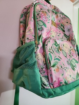 Lilly Pulitzer Large Printed Backpack Multi Via Amore  display picture 3