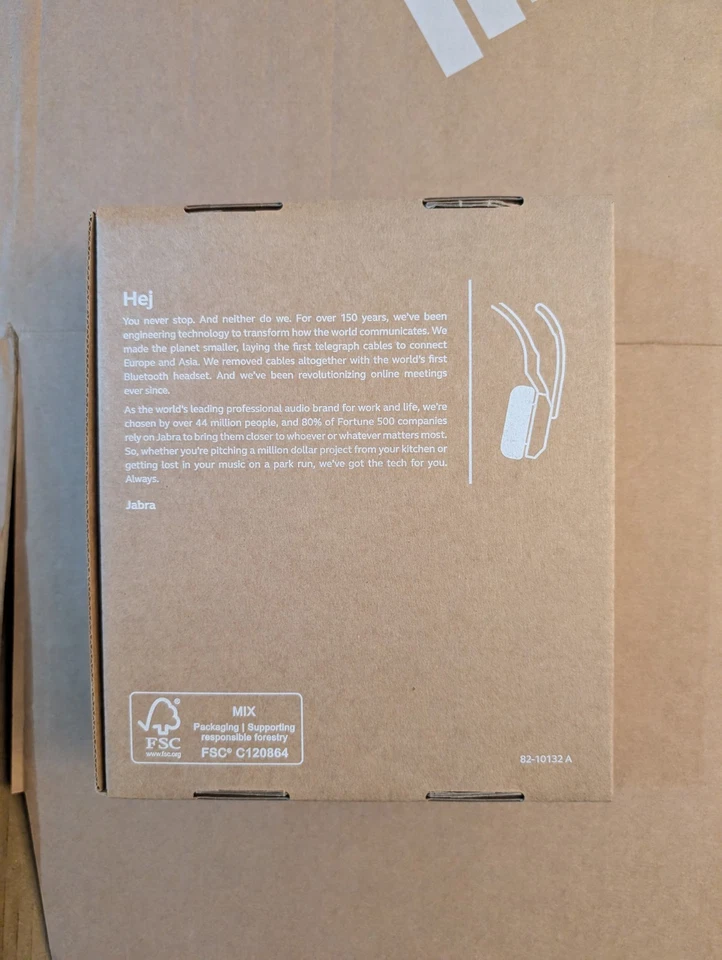 Jabra Bluetooth Headset Evolve2 55 - Link380c MS Stereo 25599-999899 - Image 2 of 4