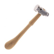 Ball-Peen Jewelry Chasing Hammer Dual Face Smooth Flat Side Rounded Side, 10 ...