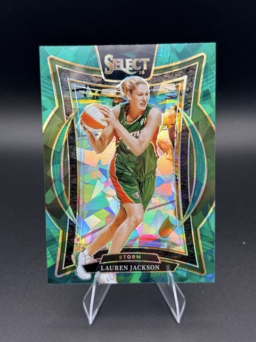 2025 Panini Select WNBA - Concourse Lauren Jackson #35 Green Ice Prizm