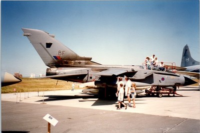 1990s Panavia Tornado RAF Strike Aircraft Airshow Vintage Photo