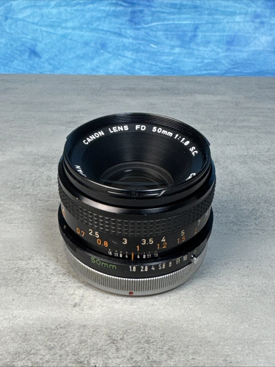 Canon FD f/1.8 Camera Lenses 50mm Focal for sale | eBay