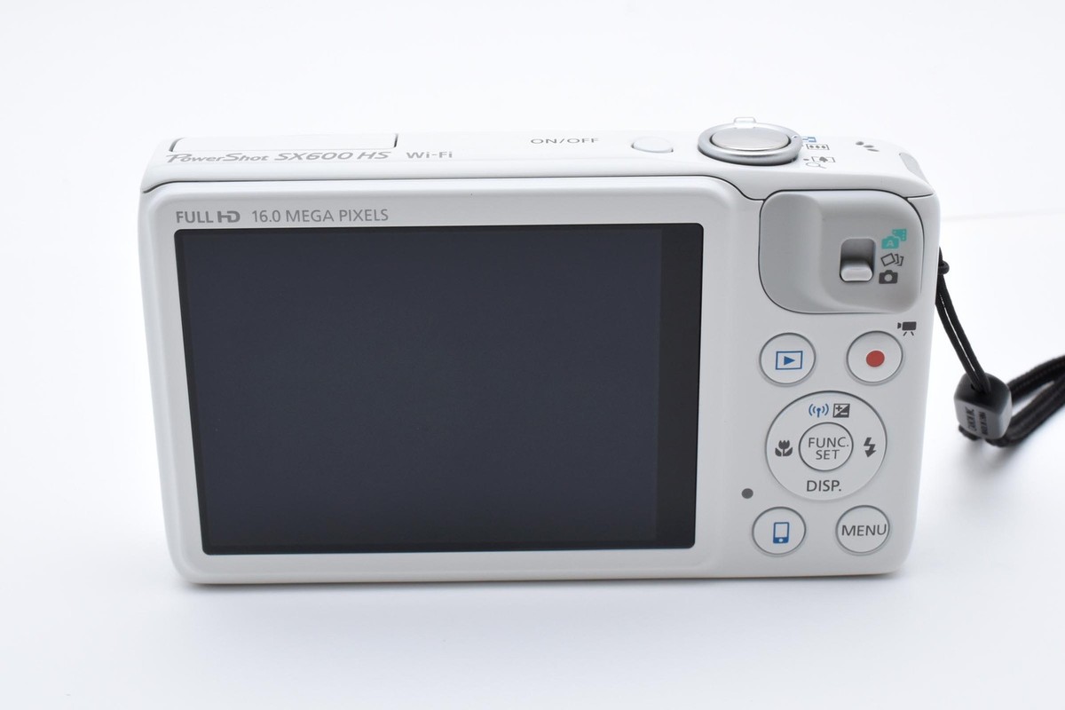 Near Mint in/Box] Canon PowerShot SX600 HS White Digital Camera