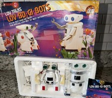 Love Talks Lov Bo Gi Bots Robots Talking Phones Bandai 1984 Original Box