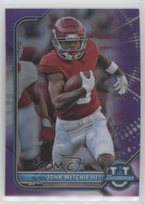 2021-22 Bowman U Chrome Prospects Purple Refractor John Metchie III #99 1u6
