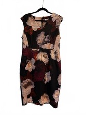 Calvin Klein Floral Sheath Dress Size 14