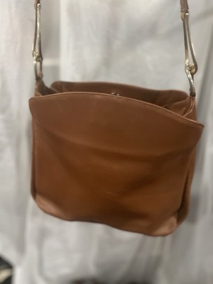 DE VECCHI byHAMILTON HODGEショルダーバッグ イタリア製 De Vecchi by Hamilton Hodge Leather Exterior Solid Bags & Handbags