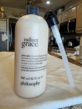 Philosophy RADIANT GRACE Hydrating Shower Gel W/Pump, Huge 32 fl oz, Sealed