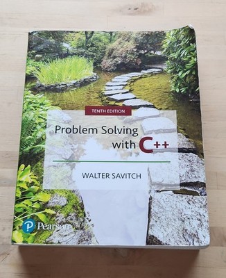 Problem Solving with C++, 10th Edition