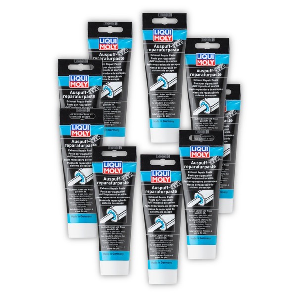 9X Reparaturpaste Liqui Moly 3340 Auspuff-Reparatur-Paste Dichtung LöCher-image