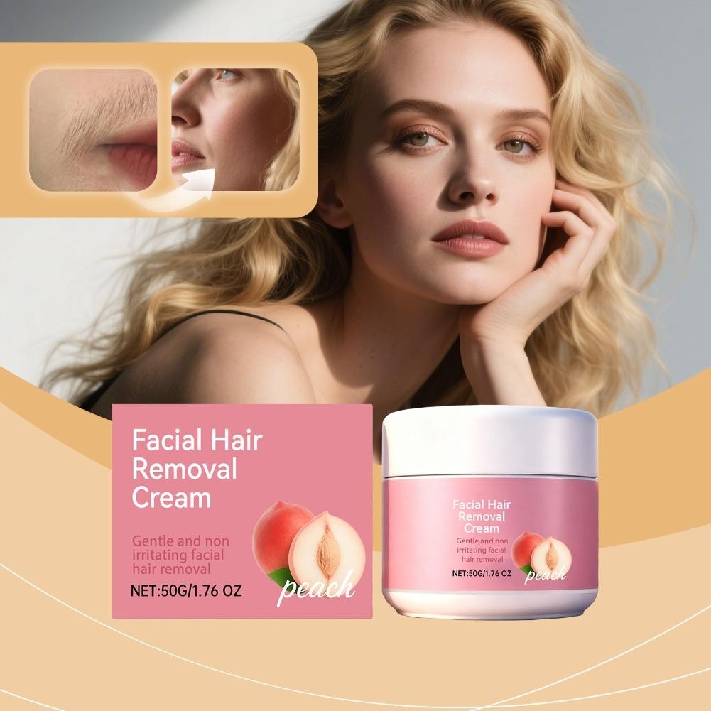 Gentle Facial Hair Removal Cream, Fast-Acting Painless Depilatory Creams 5 USN