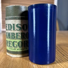 Edison Cylinder Record Rock Of Ages 1633 Mixed Quartet Untested