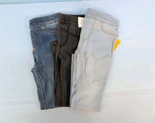 H M Elastic Waist Super Stretch Denim Jeggings Boy's Jeans 3 Pcs US 3T Multi