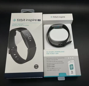 NEW Fitbit Inspire HR Fitness Smartwatch & Tracker de bien-être avec bande de disque S&L