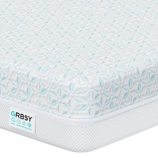 4 in 1 Crib Mattress, 6" Dual Sided Memory Foam Toddler Bed Mattress, Cotton ...