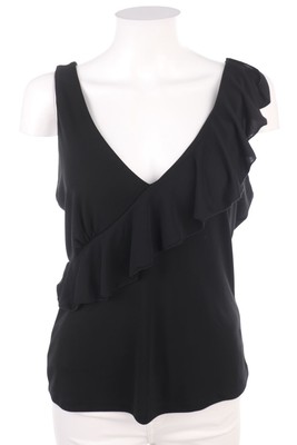wallis Volant-Shirt XL Schwarz