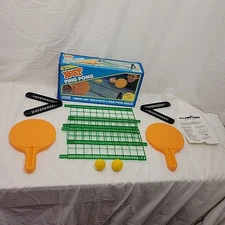 Vintage Nerf Ping Pong Table Tennis Set Complete Parker Brothers Toy In Box