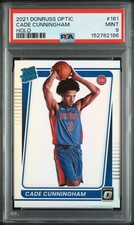 2021 Donruss Optic Cade Cunningham Holo Rated Rookie RC #161 PSA 9 Mint Pistons