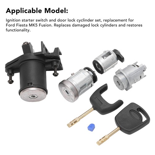 Ignition Starter Switch Door Lock Cyclinder Set 2S61 2050 BM Part For - Picture 11 of 22