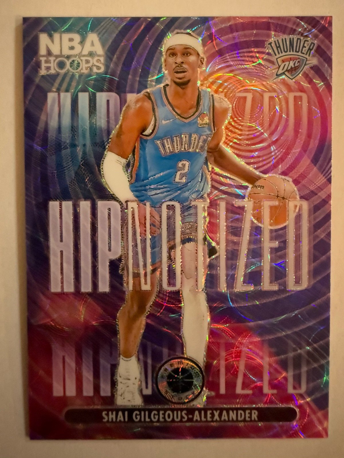 Shai Gilgeous-Alexander 2023-24 Hoops Premium Stock Hipnotized SSP Case Hit