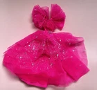 🤍 Barbie 🤍 1990 Vintage Happy Holidays Doll Dress Spare #04098