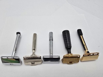 Vintage Gem Razors Micromatic Junior Lot Of 5