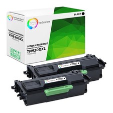 2Pk TCT Premium TN920 Black Extra HY for Compatible Brother DCP-L2640DW Toner
