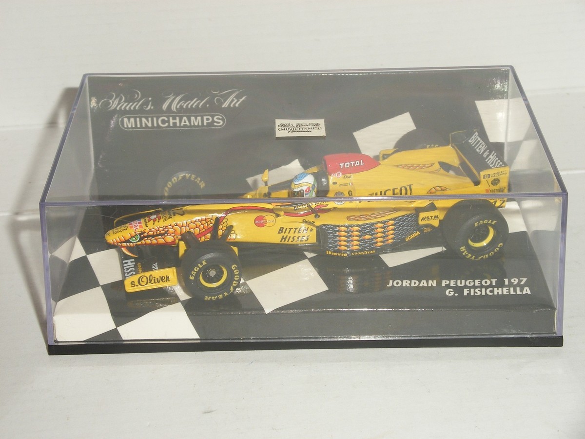 【ミニチャンプス　ジョーダンプジョー　197 1997年1/18】 Jordan 197 peugeot (1997) 1/18 paul's model art minichamps | Selency