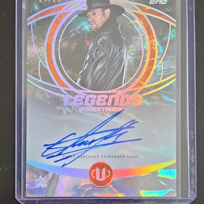 Topps 2025 WWE Legends Undertaker Autograph Serial #LGA-UND/25 Card