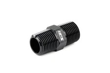 HPS Straight NPT Male To NPT Male Union Coupler Adapter Aluminum Black 1/8" NPT