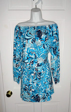 NWT LILLY PULITZER RESORT WHITE MERMAZING LANA OFF THE SHOULDER SKORT ROMPER L