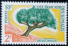 TIMBRE des COLONIES FRANÇAISES - COTE des SOMALIS N°305 NEUF ** LUXE MNH