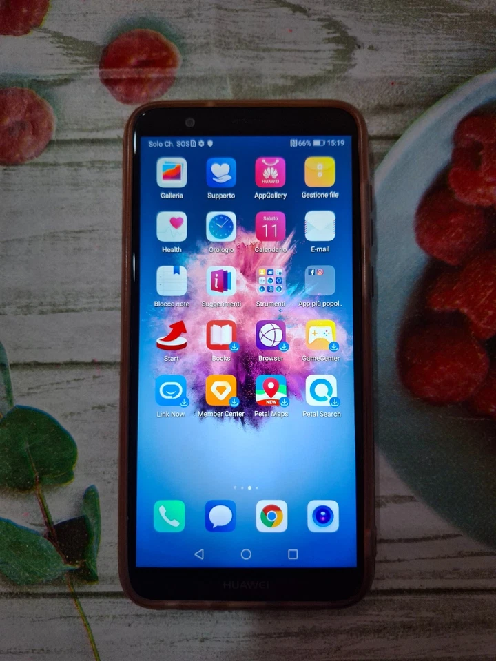 Huawei P Smart - 32GB ROM 3GB RAM - Nero mod: FIG-LX1 - 5.65" - Cover+Pellicola - Immagine 3 di 4